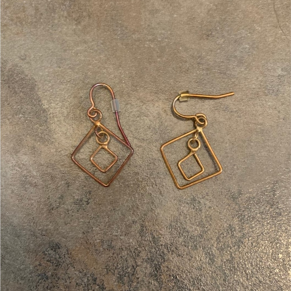 Gold Dangle Earrings